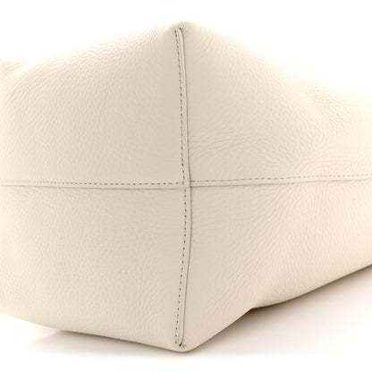 The Row Grained Calfskin Medium N/S Park Tote Ivory 10 of 13