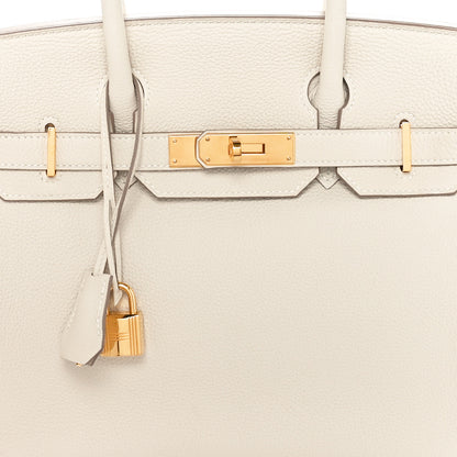 Hermes Togo Birkin 30 Craie 7 of 9