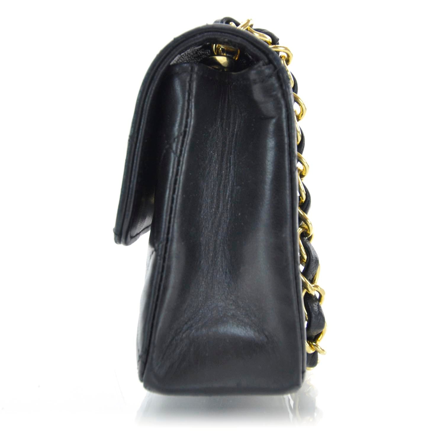 Chanel Lambskin Quilted Mini Flap Black 4 of 8