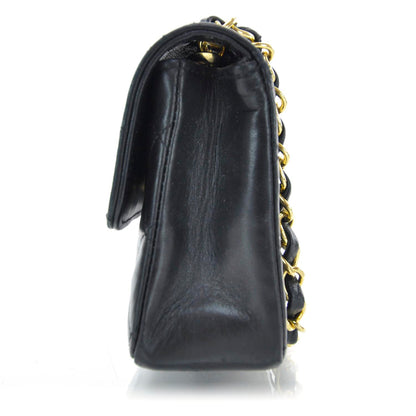 Chanel Lambskin Quilted Mini Flap Black 4 of 8