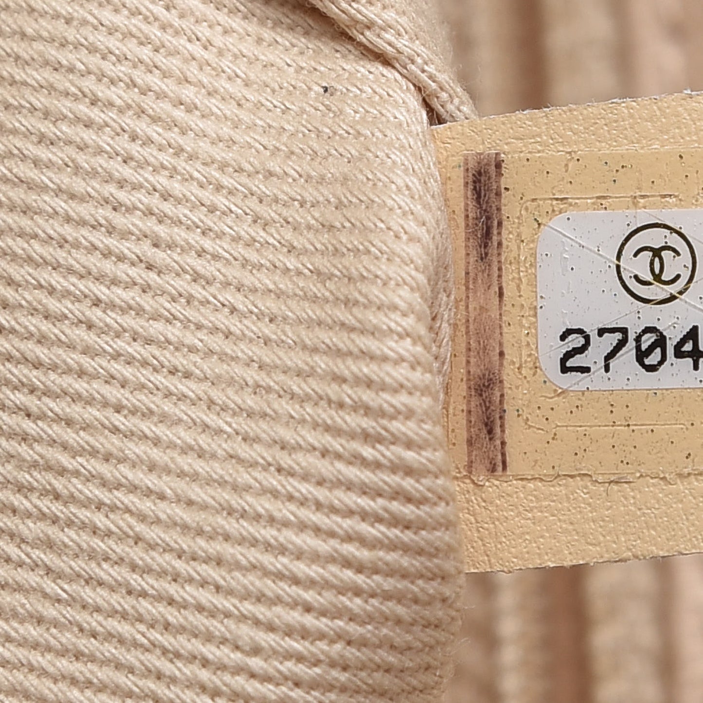 Canvas Large Deauville Tote Ivory