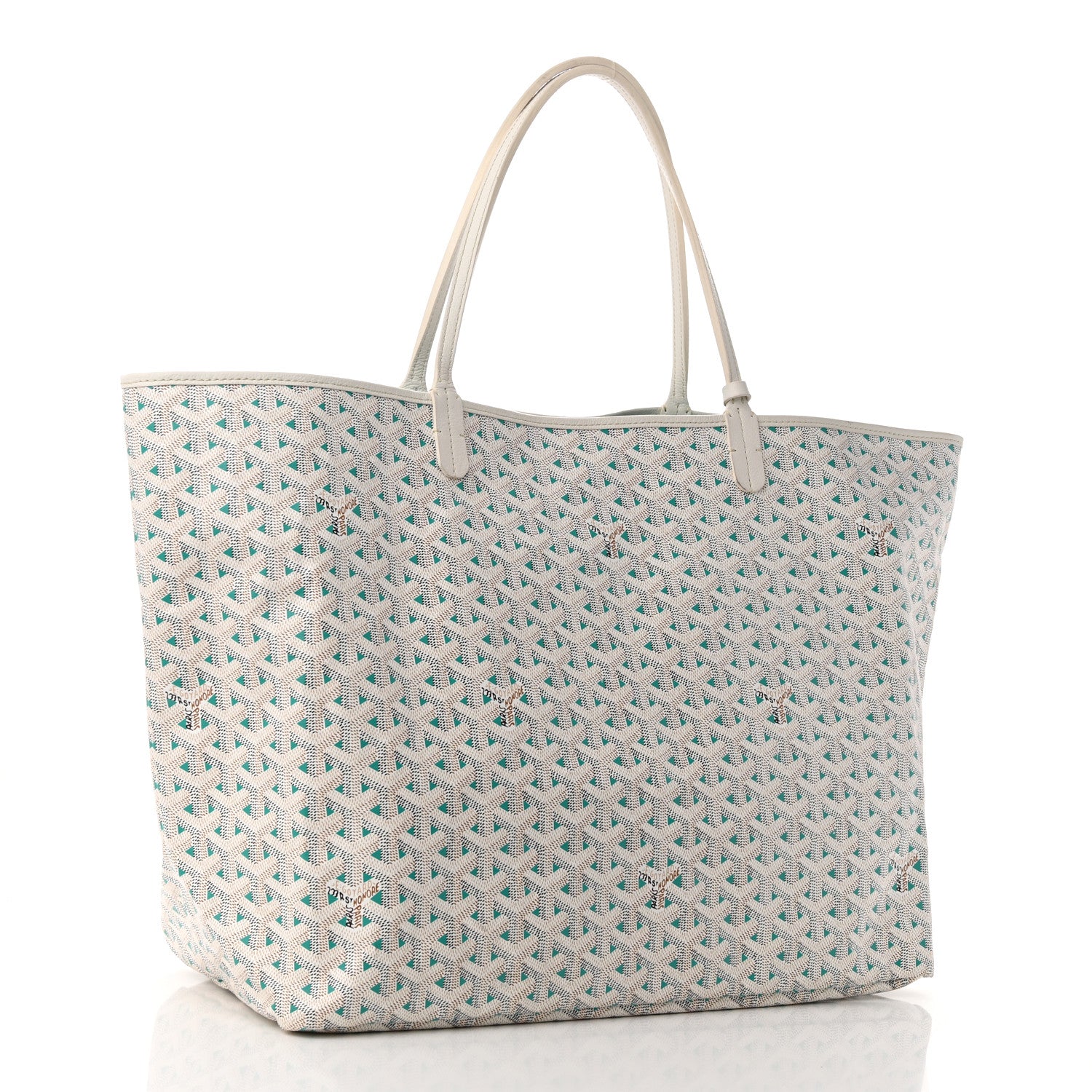 Goyard Goyardine Saint Louis Claire Voie GM White Opaline 4 of 12