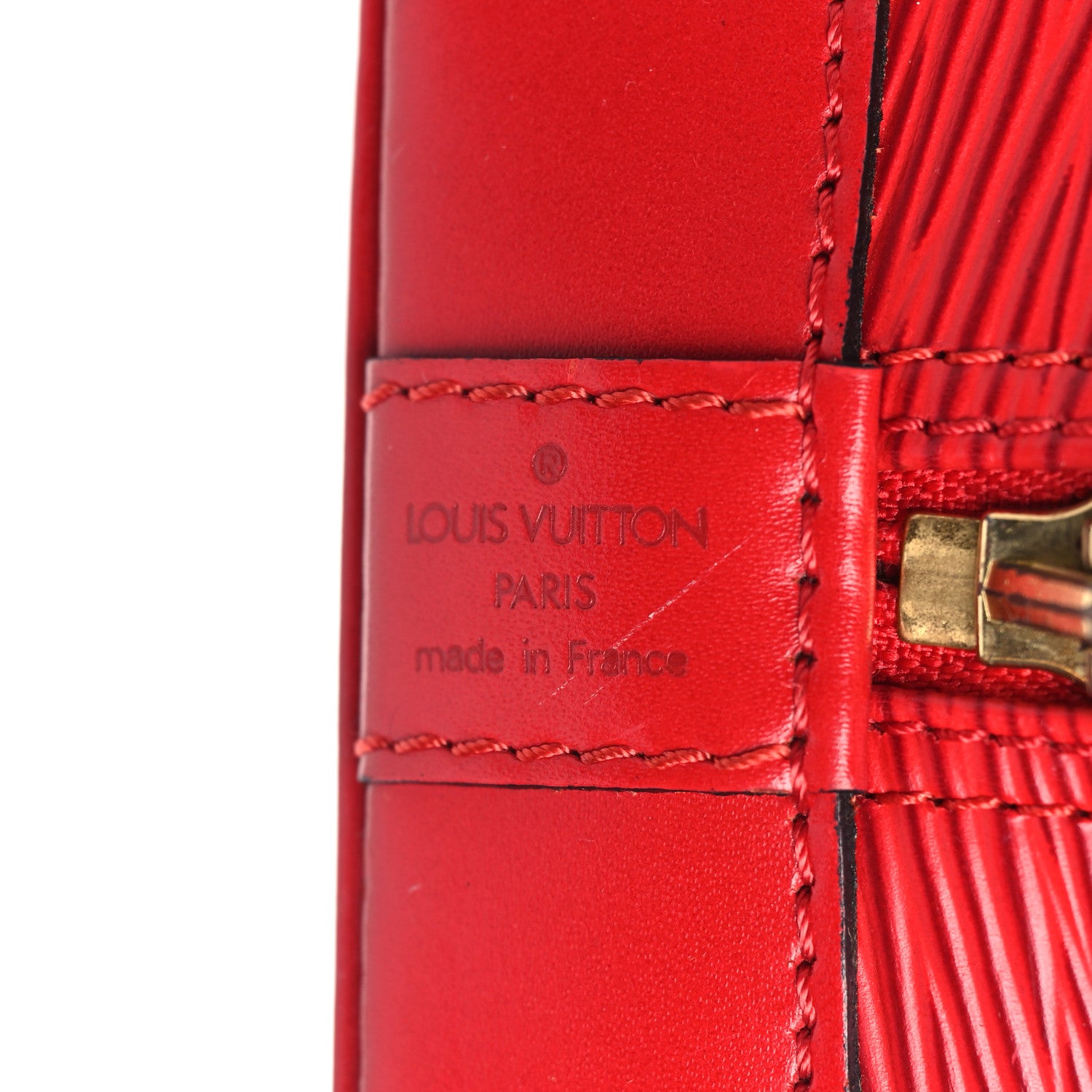 Louis Vuitton Epi Alma PM Castillan Red 6 of 9