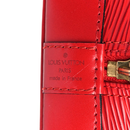 Louis Vuitton Epi Alma PM Castillan Red 6 of 9