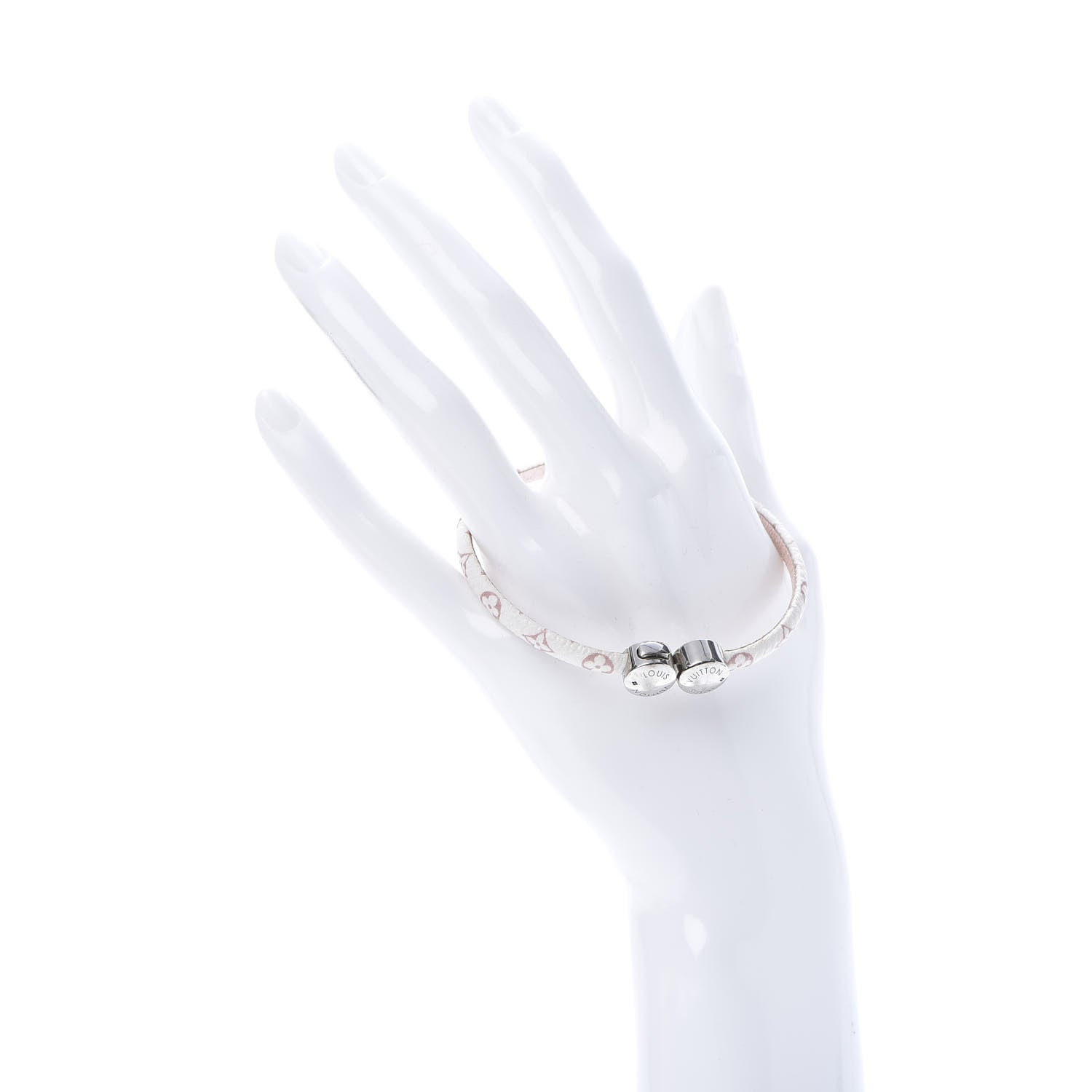 Louis Vuitton Monogram Mini Historic Bracelet 19 White 2 of 6