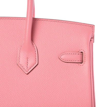 Hermes Epsom Birkin 25 Rose Confetti 30 of 34