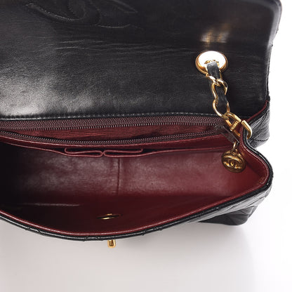 Chanel Lambskin Quilted Mini Square Flap Bag Black 5 of 14
