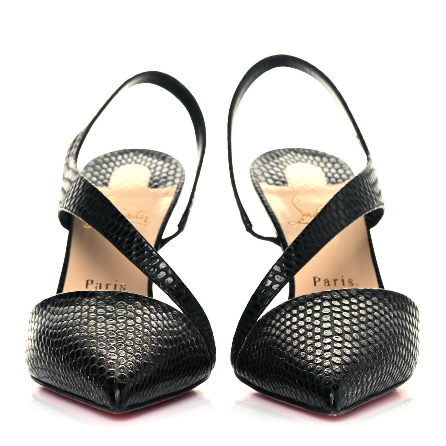 Calfskin Brandina 85 Slingback Pumps 40.5 Black
