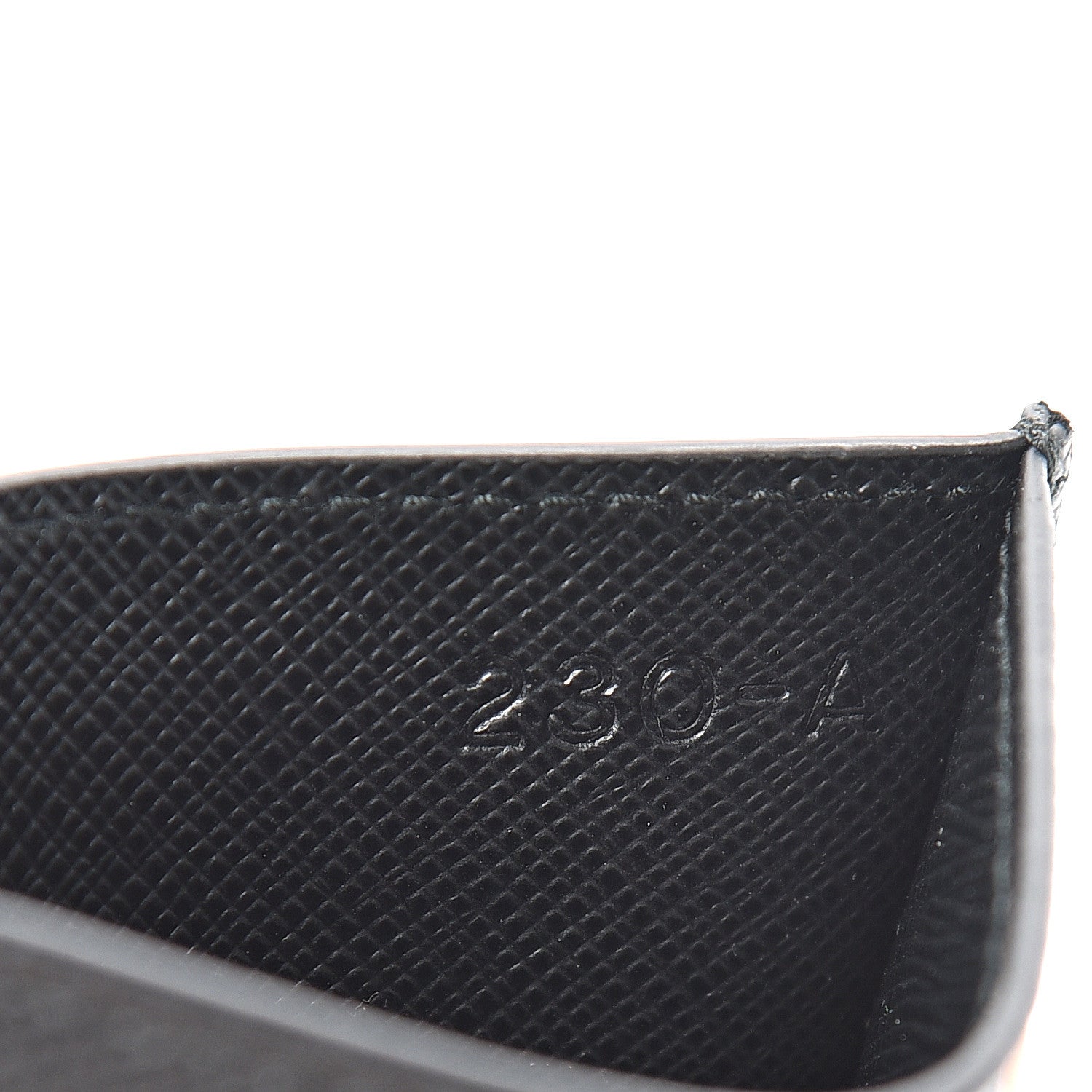 Prada Saffiano Smalto Card Holder Black 7 of 8