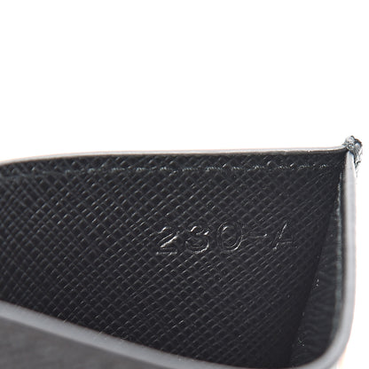 Prada Saffiano Smalto Card Holder Black 7 of 8
