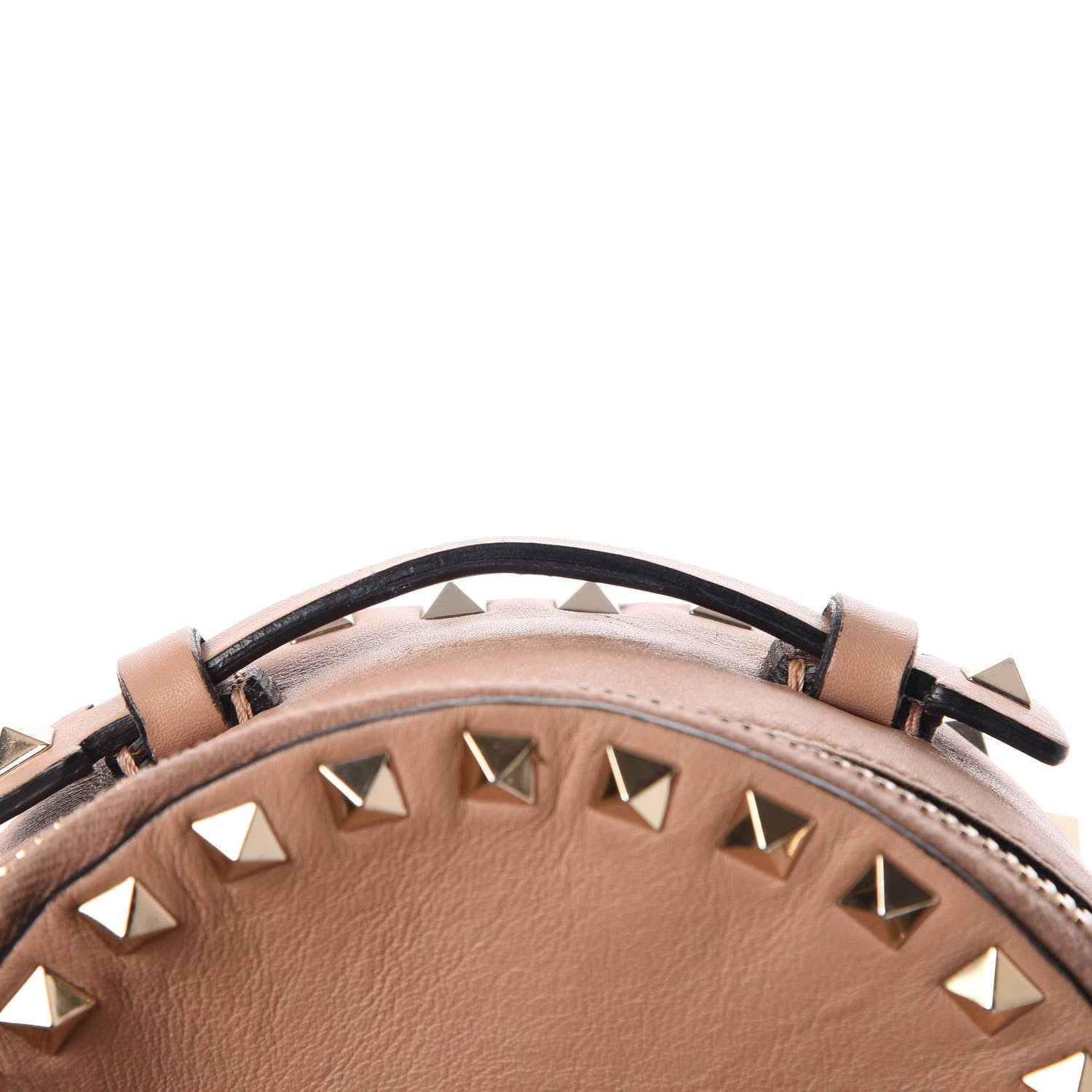Valentino Garavani Calfskin Mini Rockstud Backpack Alpaca 12 of 23