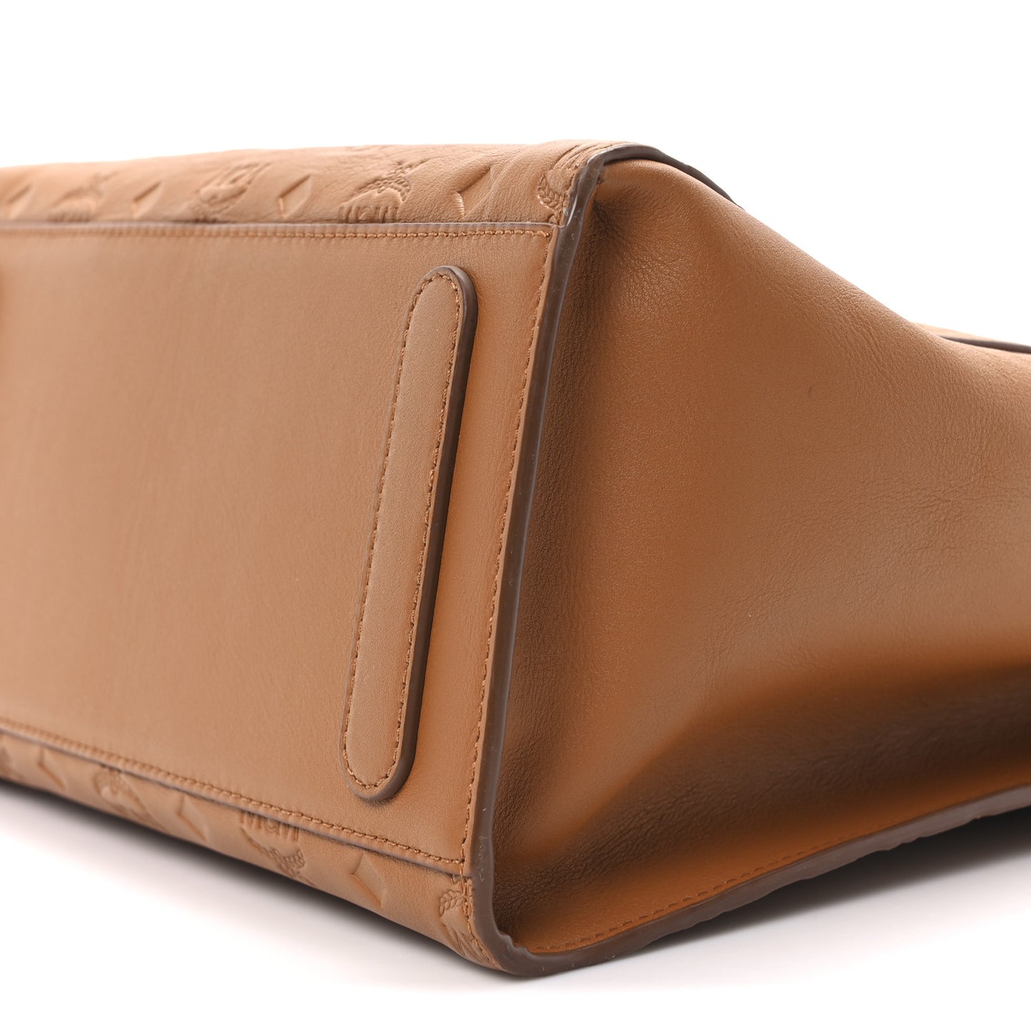 Calfskin Ottomar Monogram Essential Bucket Bag Cognac