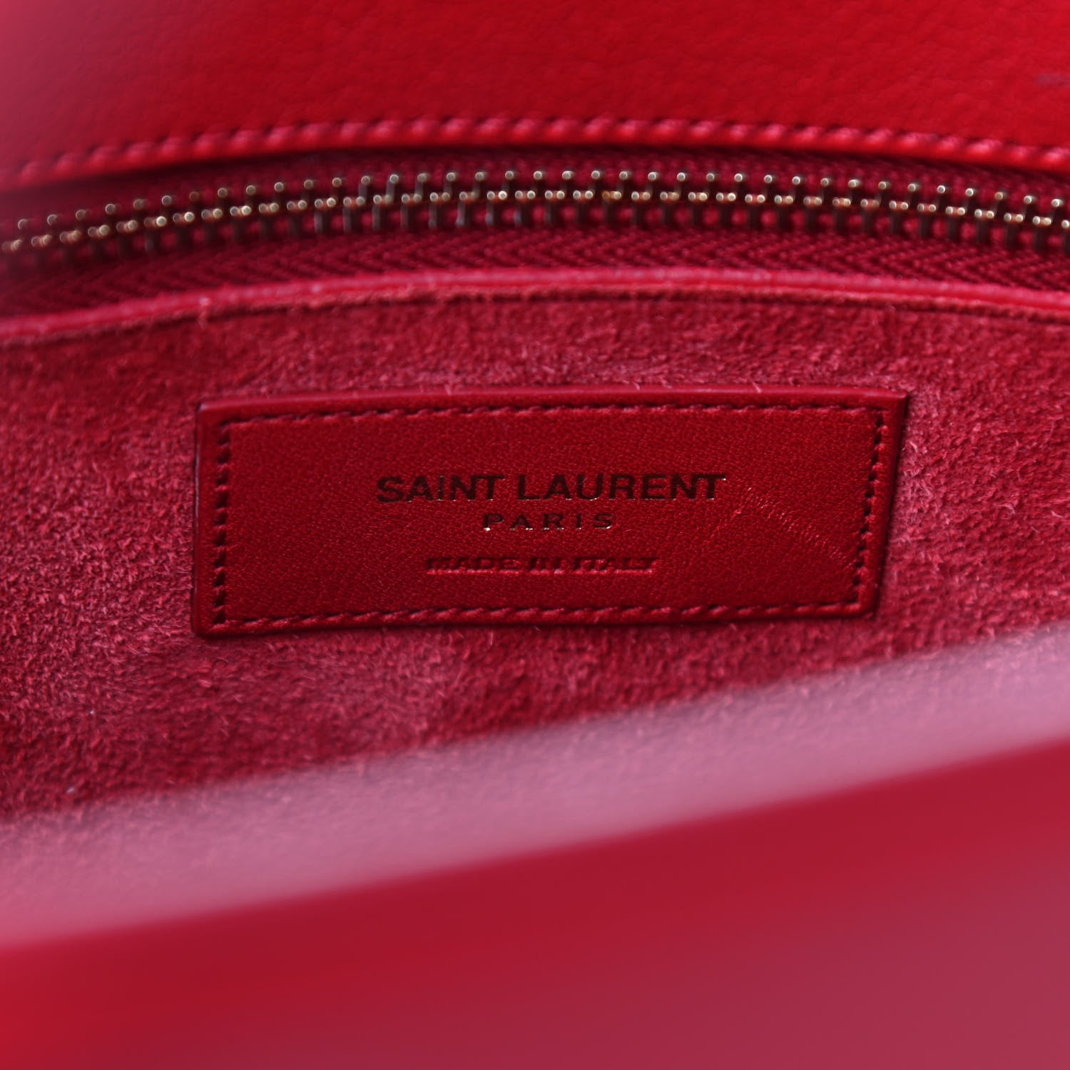 Saint Laurent Calfskin Small Sac De Jour Vermillion 6 of 9