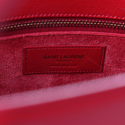 Saint Laurent Calfskin Small Sac De Jour Vermillion 6 of 9