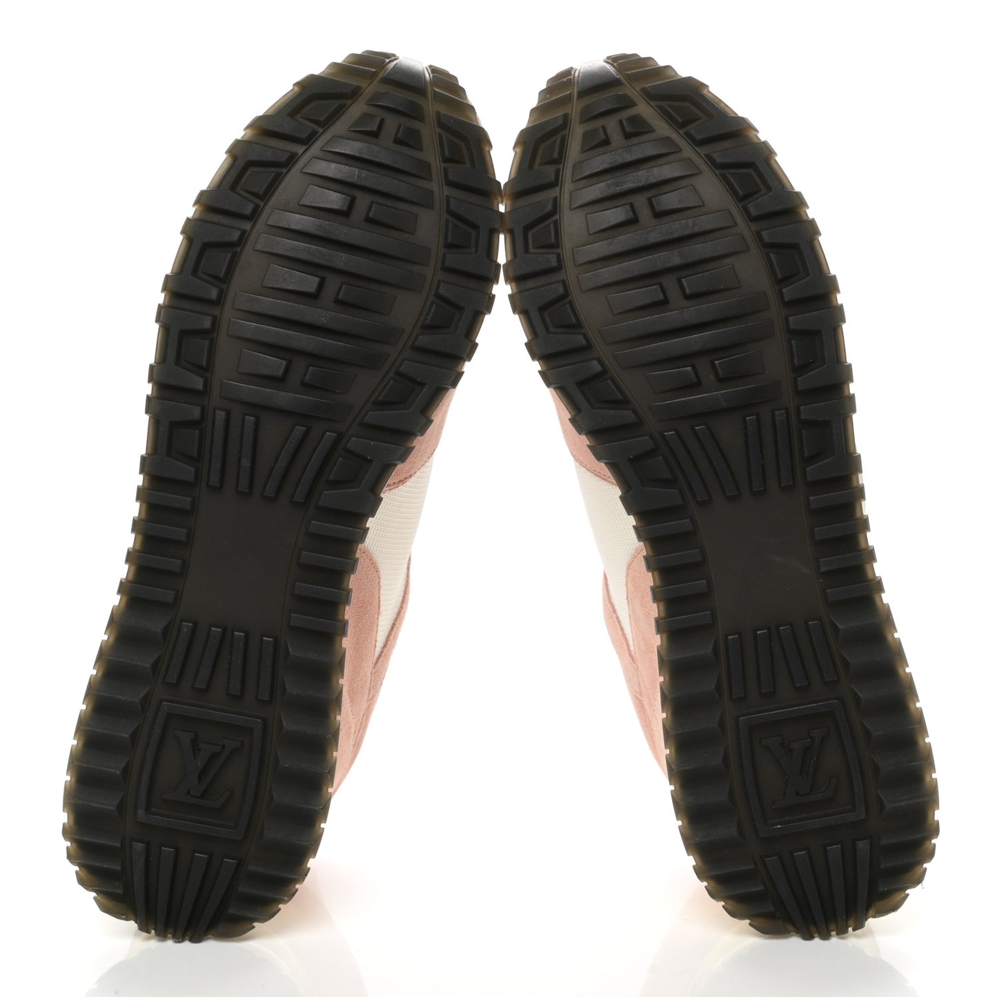 Suede Calfskin Run Away Sneakers 41 Pink