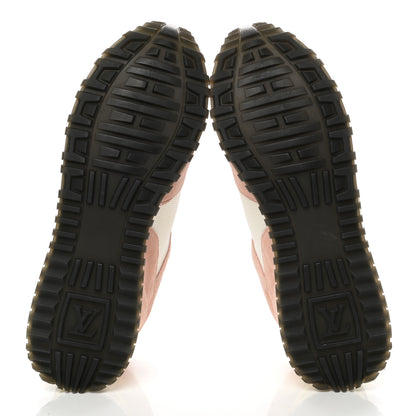 Louis Vuitton Suede Calfskin Run Away Sneakers 41 Pink 5 of 13