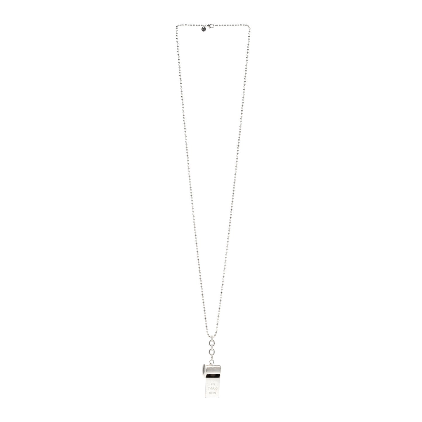 Sterling Silver 1837 Whistle Pendant Necklace