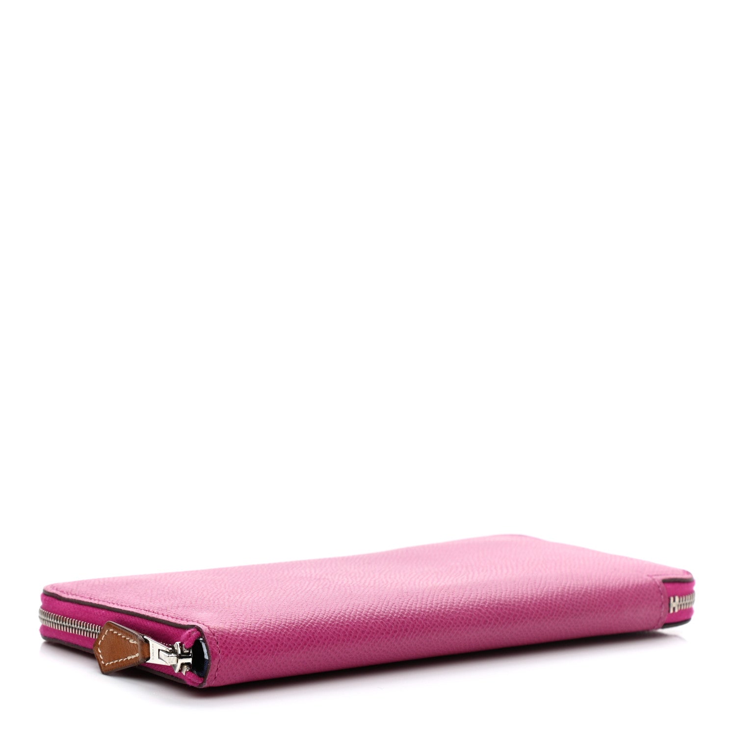 Hermes Epsom Silk'In Wallet Rose Pourpre Bleu Lin 4 of 7