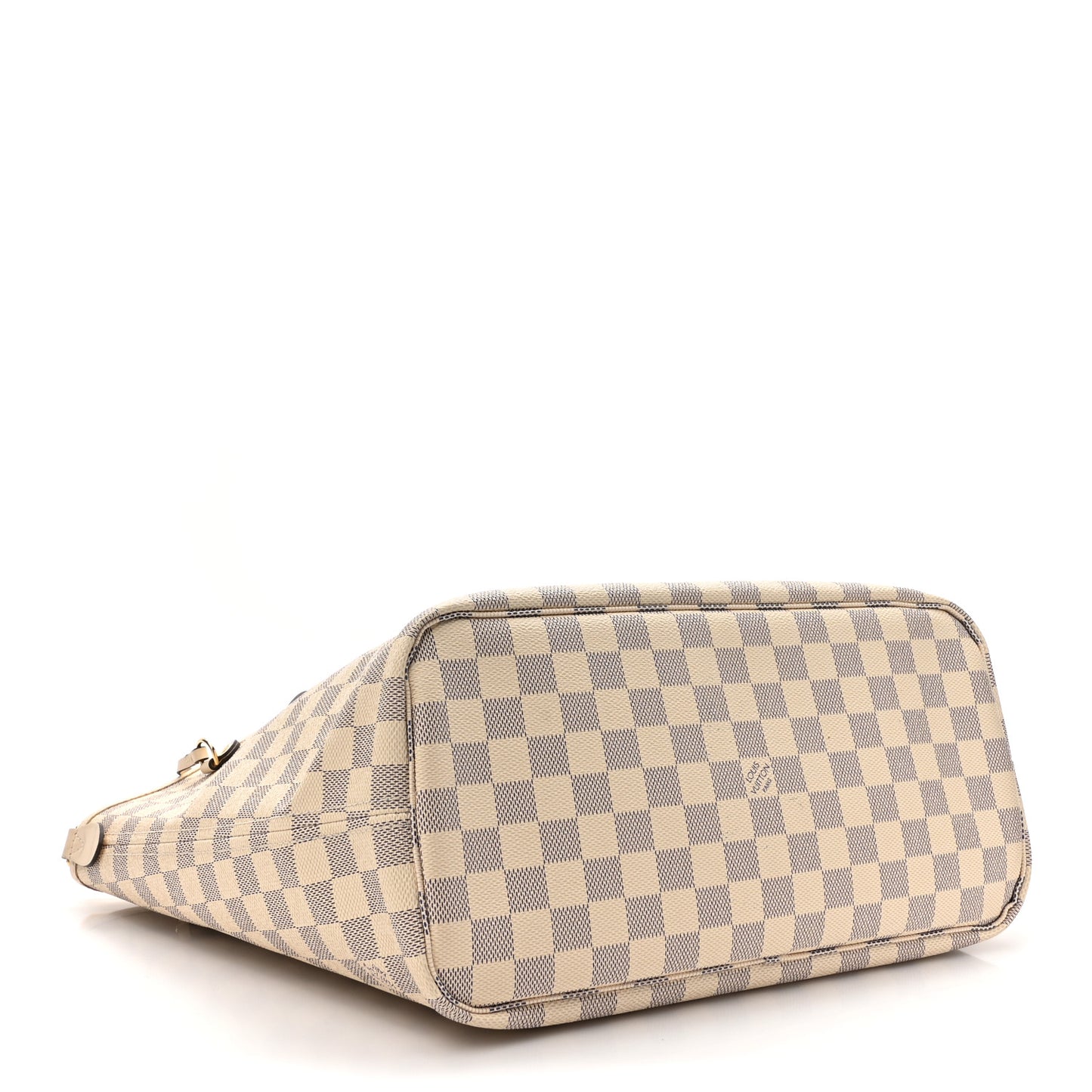 Damier Azur Braided Neverfull MM Pink