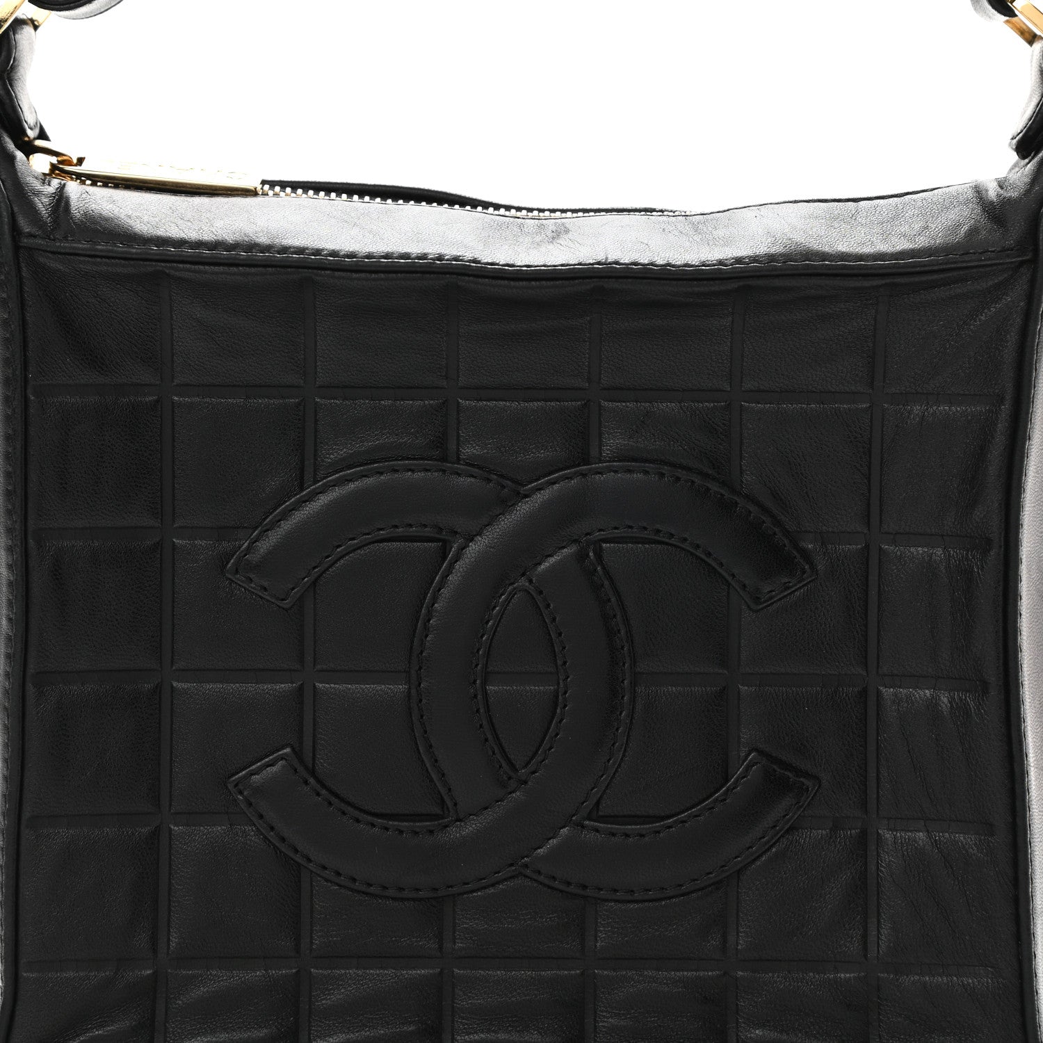 Chanel Lambskin Quilted Small Chocolate Bar Shoulder Bag Black 8 of 11