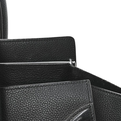 Celine Drummed Calfskin Mini Luggage Black 11 of 12