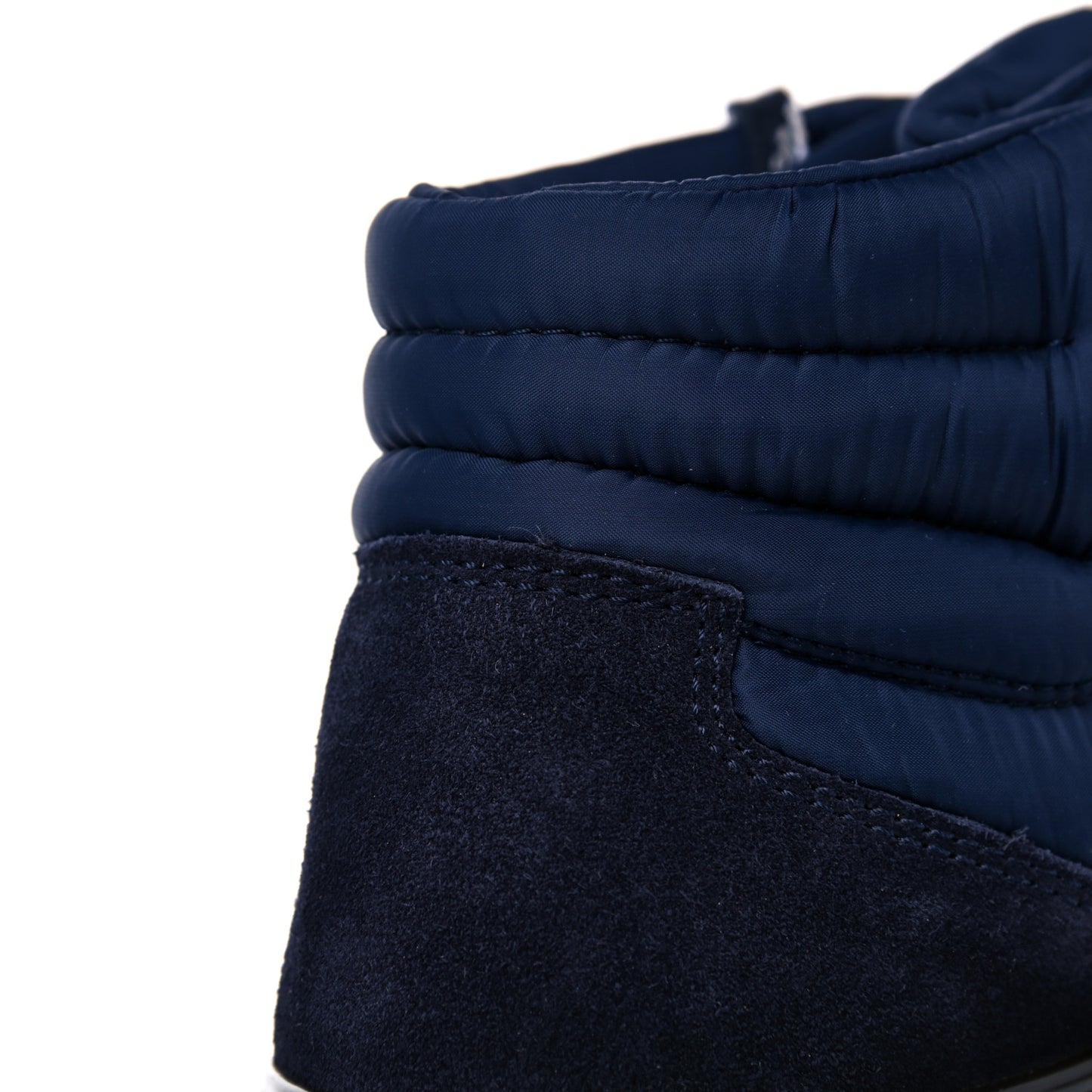 Fabric Calfskin Suede Womens CC Sneakers 37 Navy