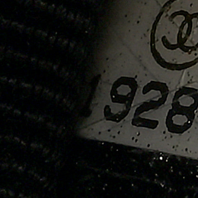 Chanel Ribbon Tweed Medium Double Flap Black White 7 of 10