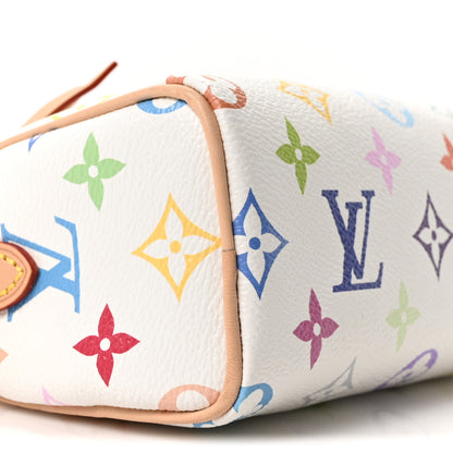 Louis Vuitton LV X TM Monogram Multicolor Nano Speedy White 8 of 9