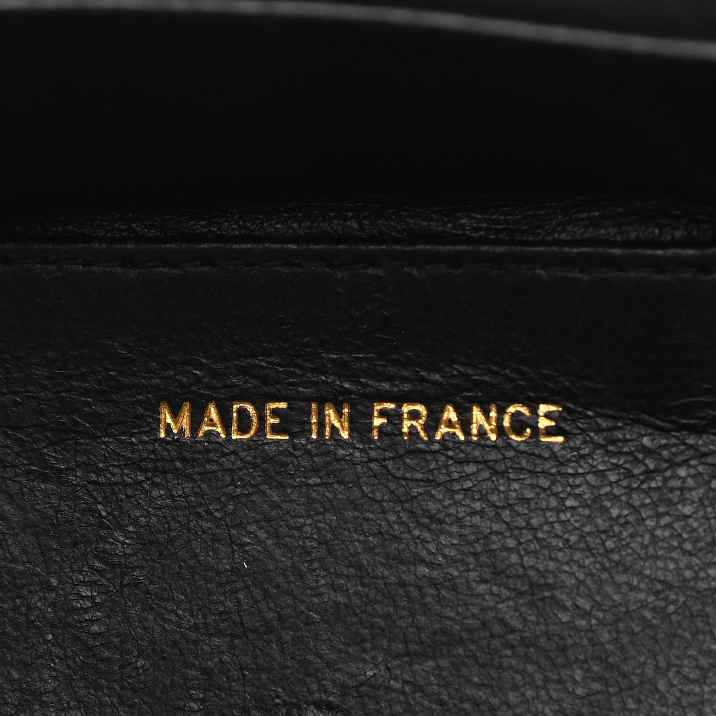 Patent Quilted Vanity Case Black