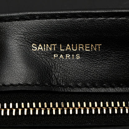 Saint Laurent Calfskin Y Quilted Monogram Toy Loulou Crossbody Bag Black 6 of 11