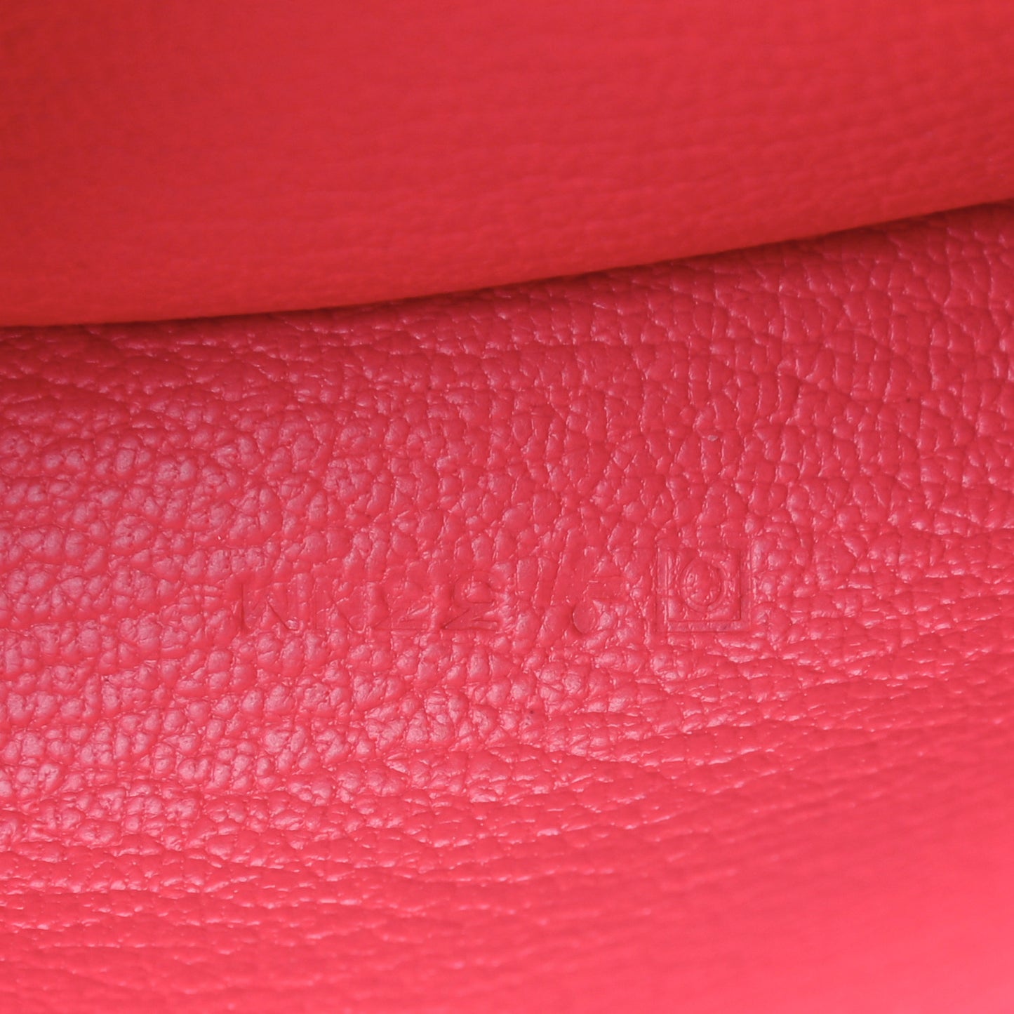 Ostrich Bearn Wallet Rouge Vif