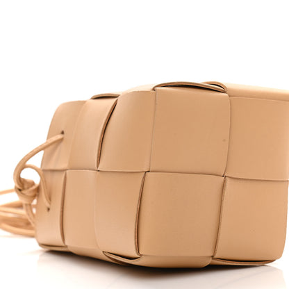 Bottega Veneta Nappa Maxi Intrecciato Mini Cassette Bucket Bag Almond 7 of 8