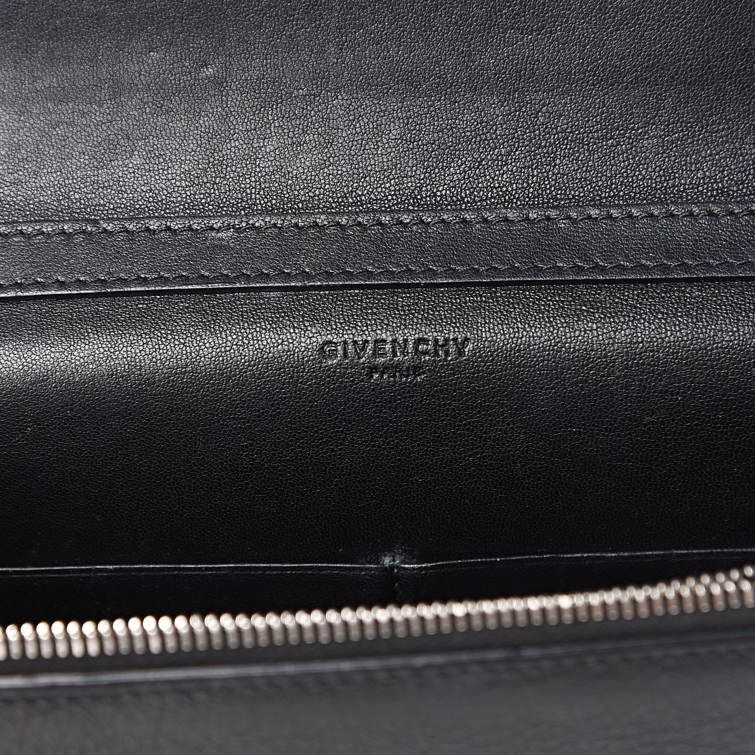 Givenchy Sugar Goatskin Pandora Chain Wallet Black 6 of 14
