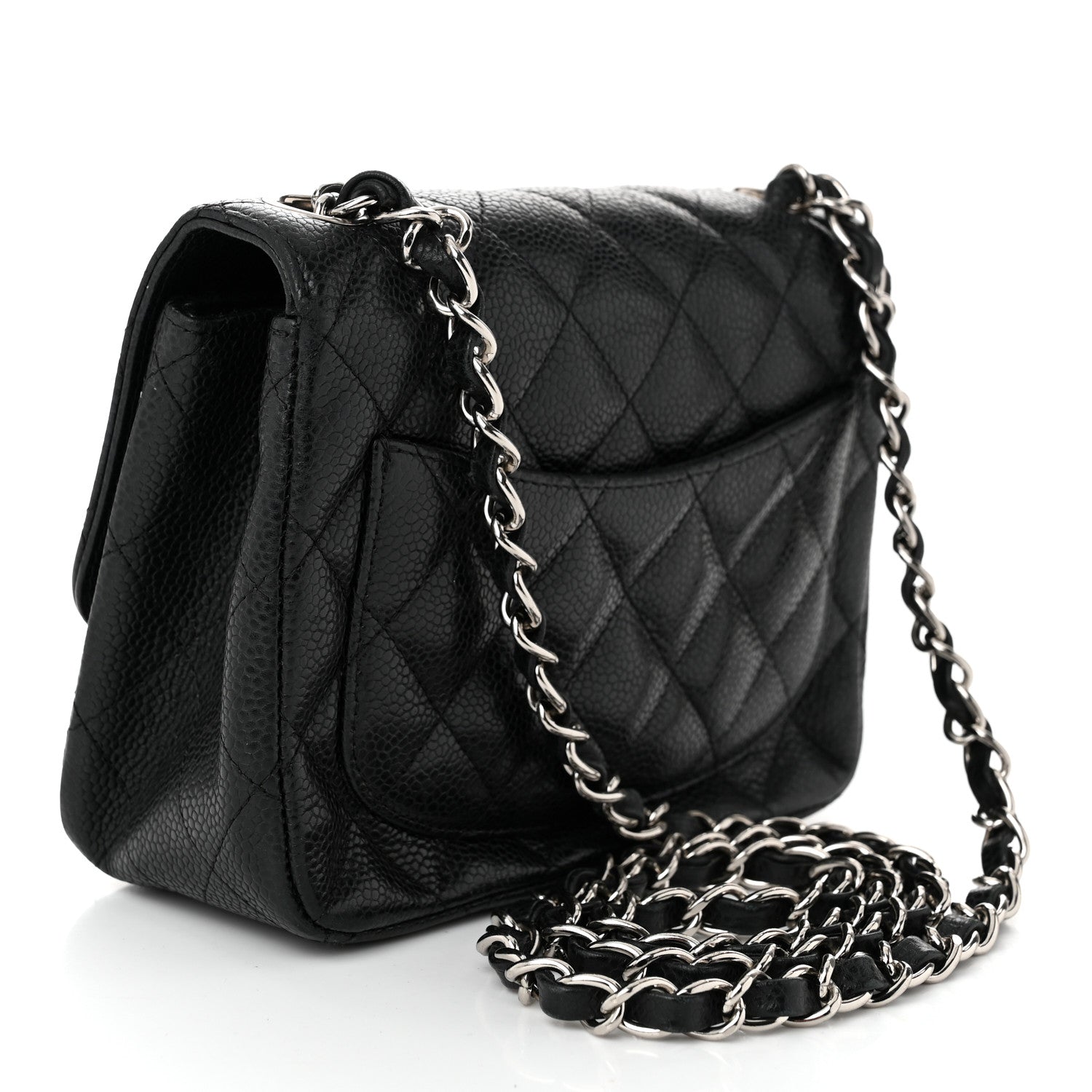 Chanel Caviar Quilted Mini Square Flap Black 3 of 10