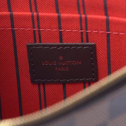 Louis Vuitton Damier Ebene Neverfull MM GM Pochette 6 of 8