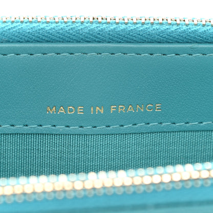 Chanel Caviar Quilted Small Boy Clutch With Chain Turquoise 7 of 10