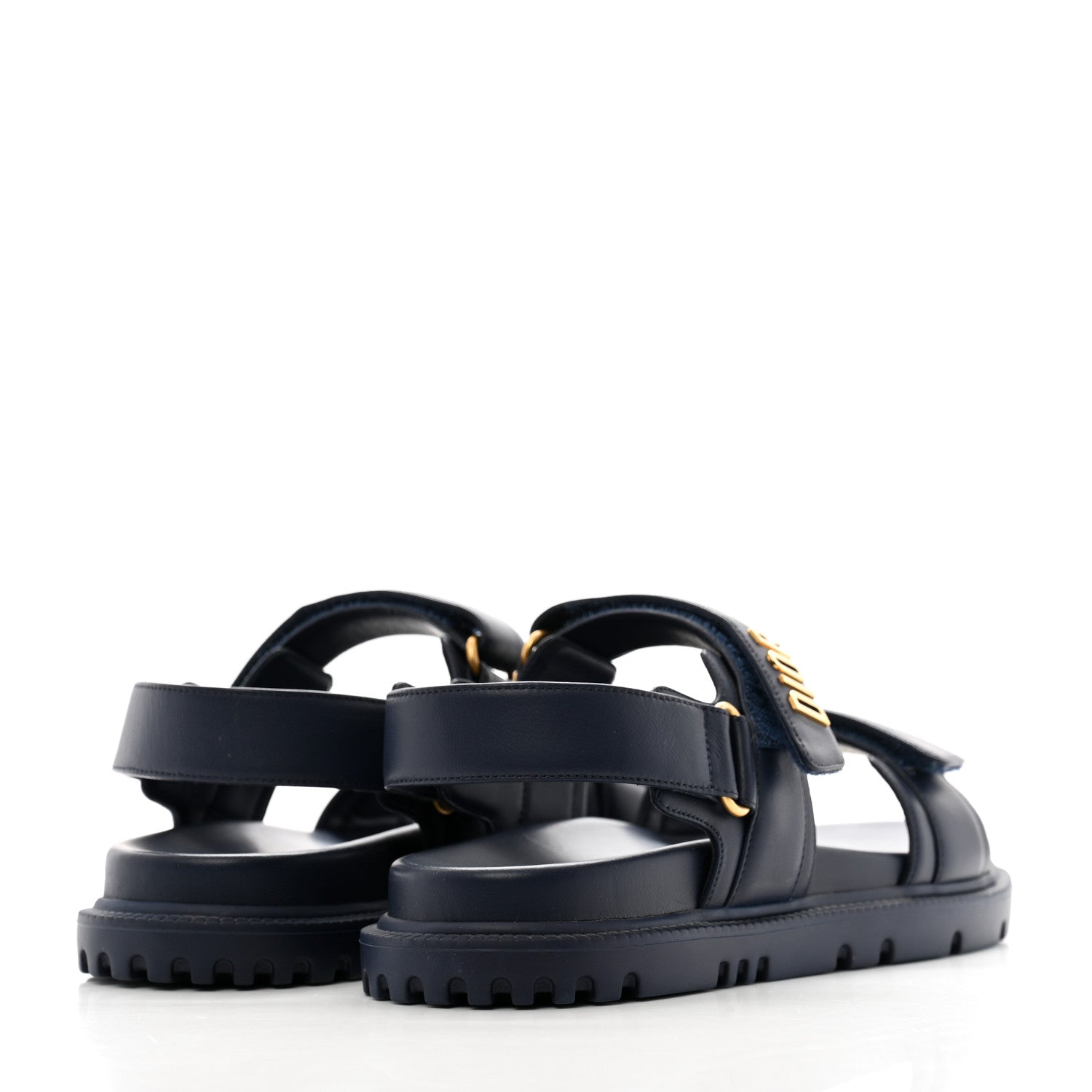 Christian Dior Lambskin Dioract 10mm Sandals 37 Pastel Night 5 of 10