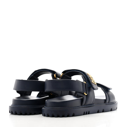 Christian Dior Lambskin Dioract 10mm Sandals 37 Pastel Night 5 of 10