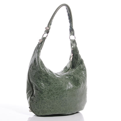Balenciaga Agneau Giant 21 Silver Hardware Hobo Vert Thyme 3 of 8