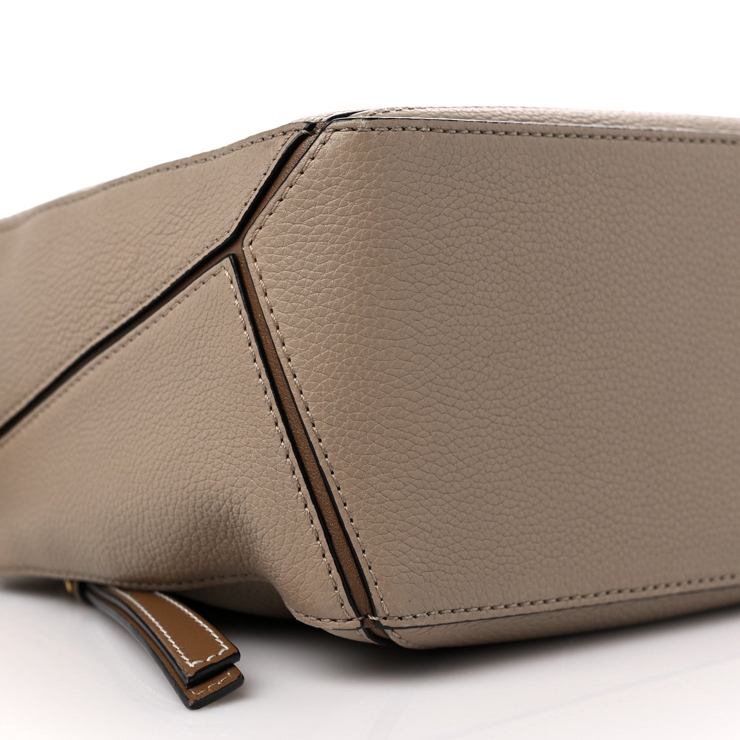 Loewe Grained Calfskin Small Puzzle Bag Sand Mink 7 of 8