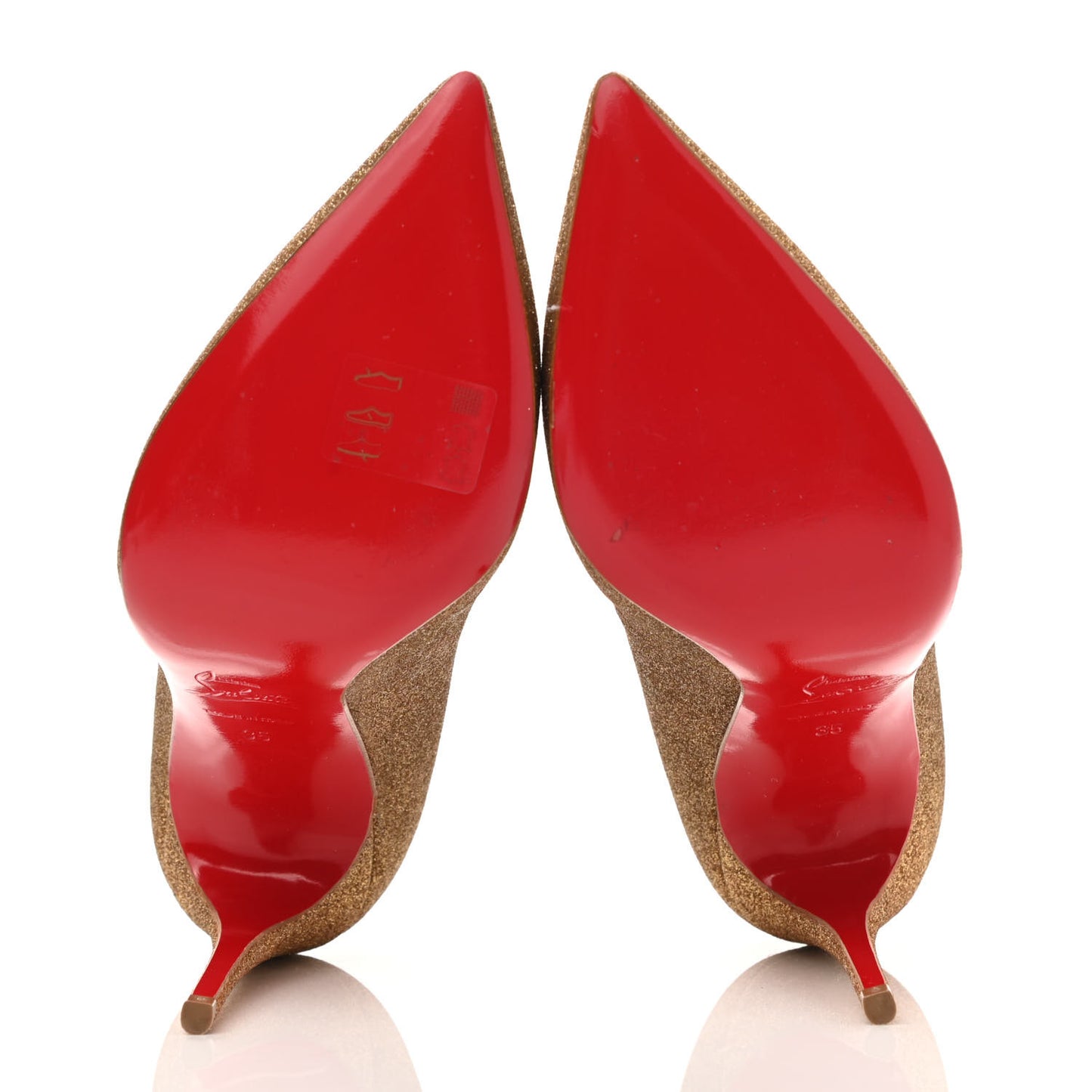 Glitter Pigalle Follies 100 Pumps 35 Gold