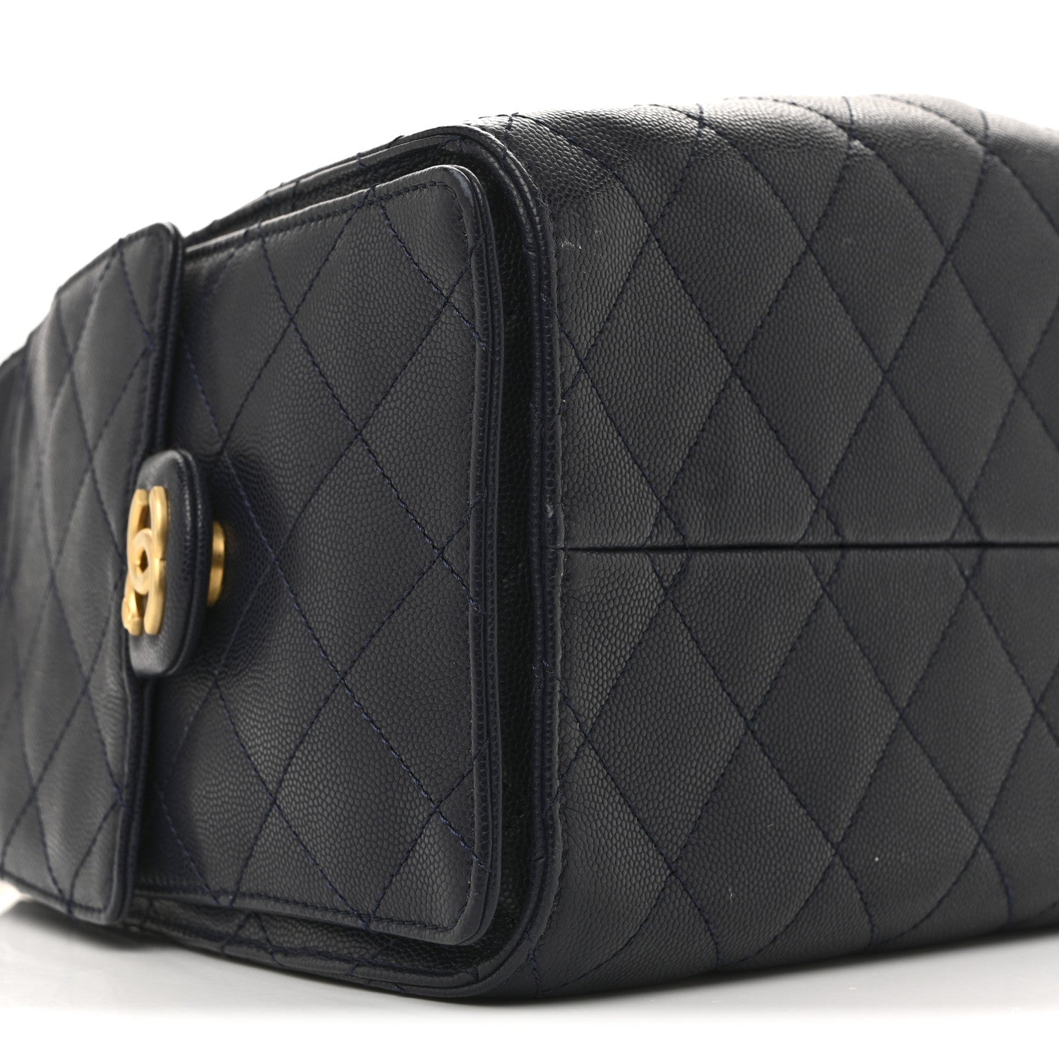 Chanel Caviar Quilted Small Chanel 25 Handbag Dark Navy 9 of 11