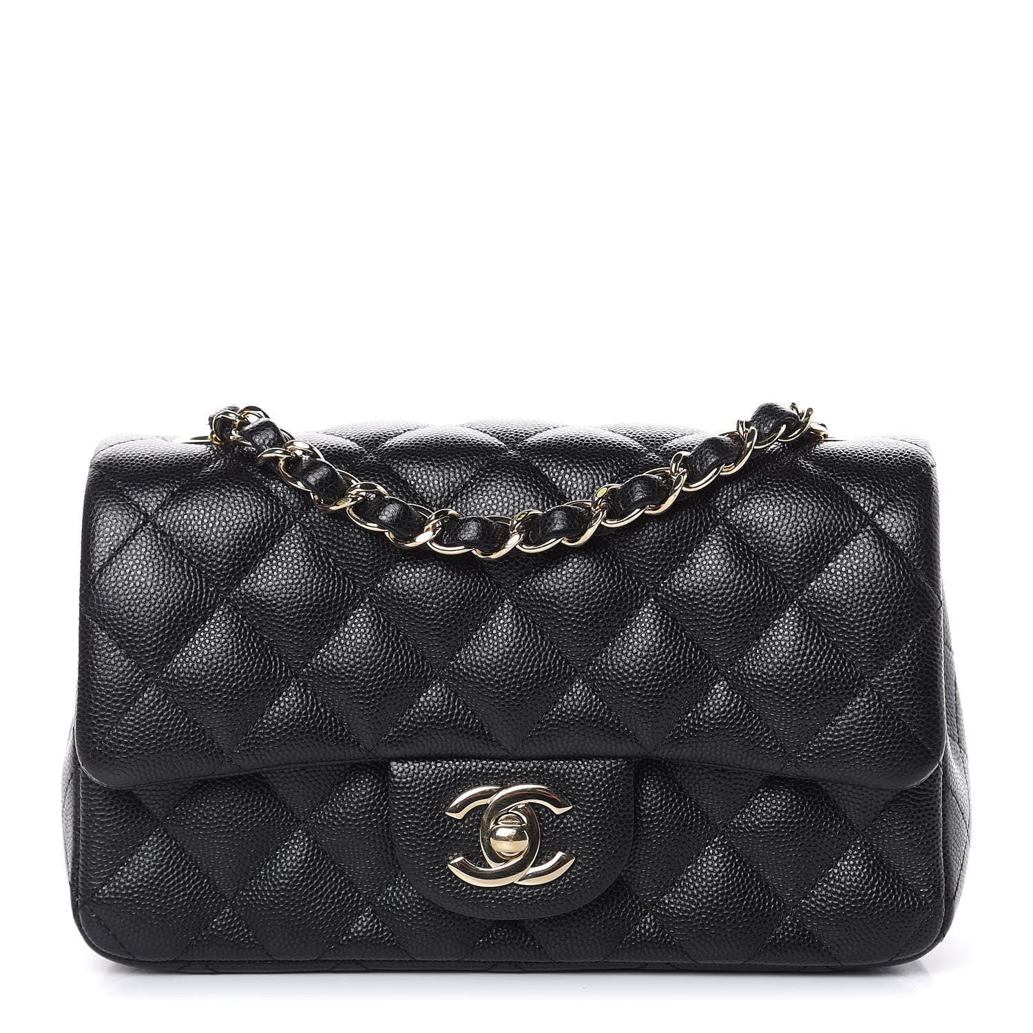 Chanel Caviar Quilted Mini Rectangular Flap Black 1 of 11