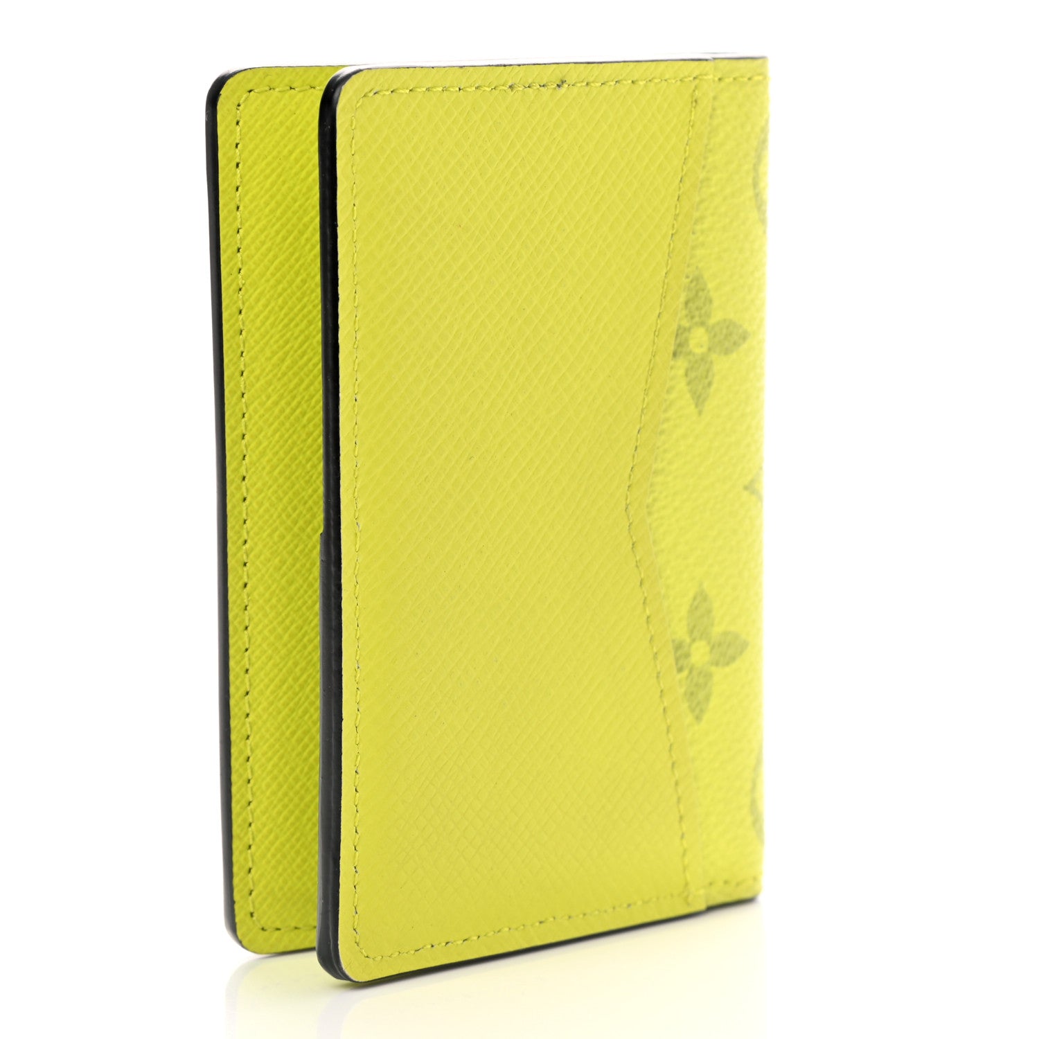 Louis Vuitton Monogram Taiga Pocket Organizer Yellow 2 of 6