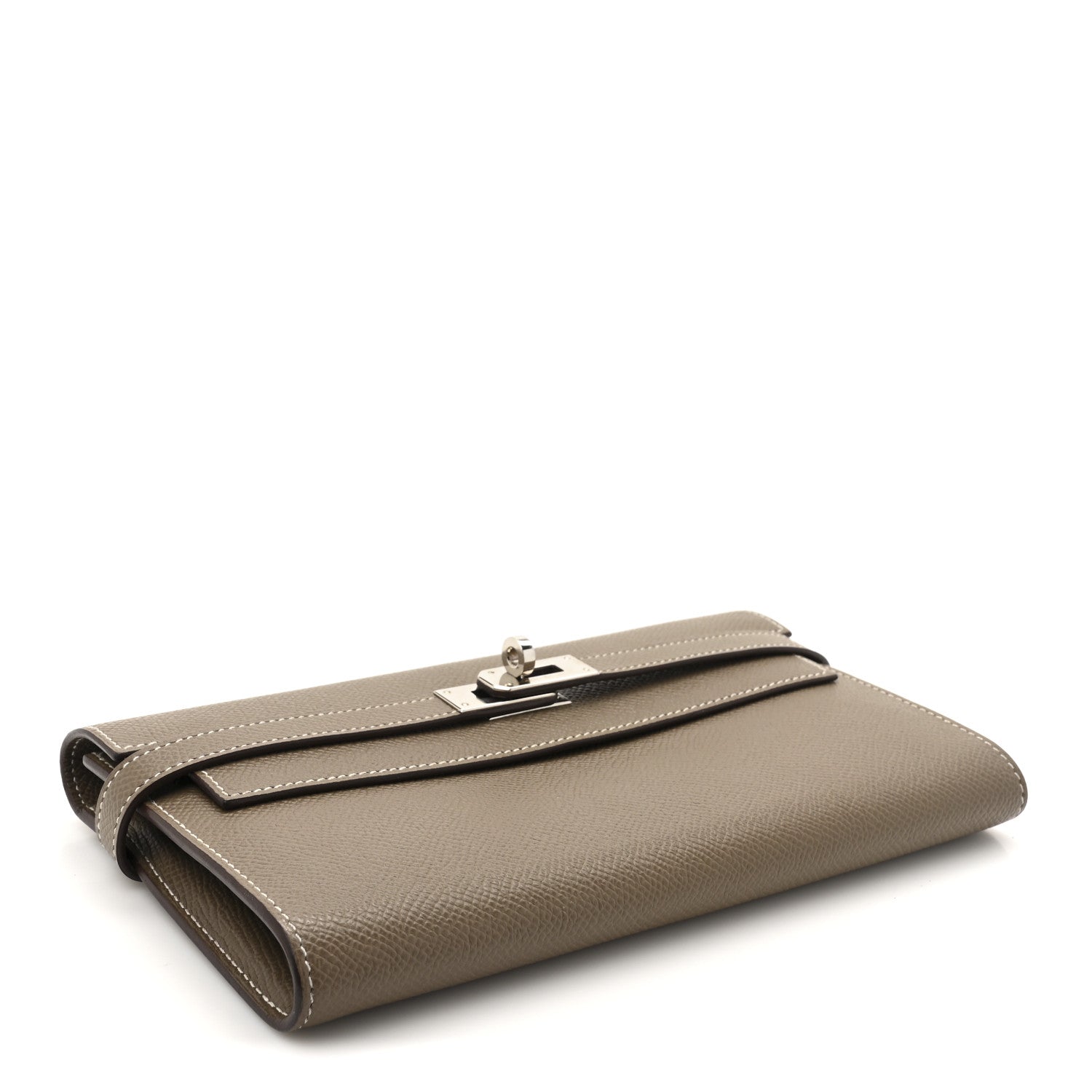 Hermes Epsom Kelly Longue Wallet Etoupe 4 of 9