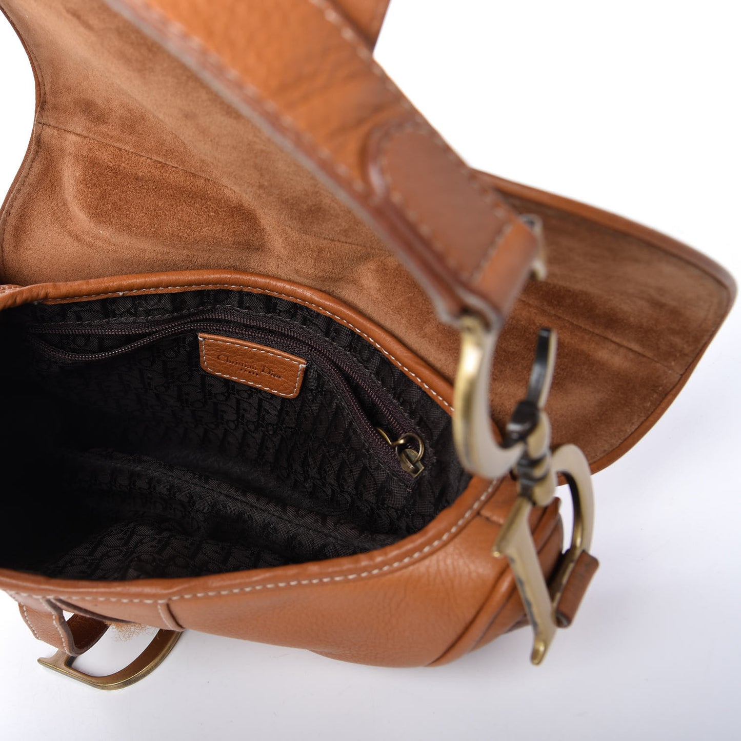 Calfskin Saddle Bag Tan