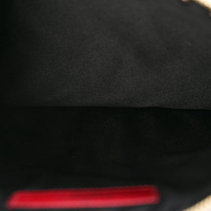 Valentino Garavani Vitello Large Rockstud Zip Pouch Black 5 of 9
