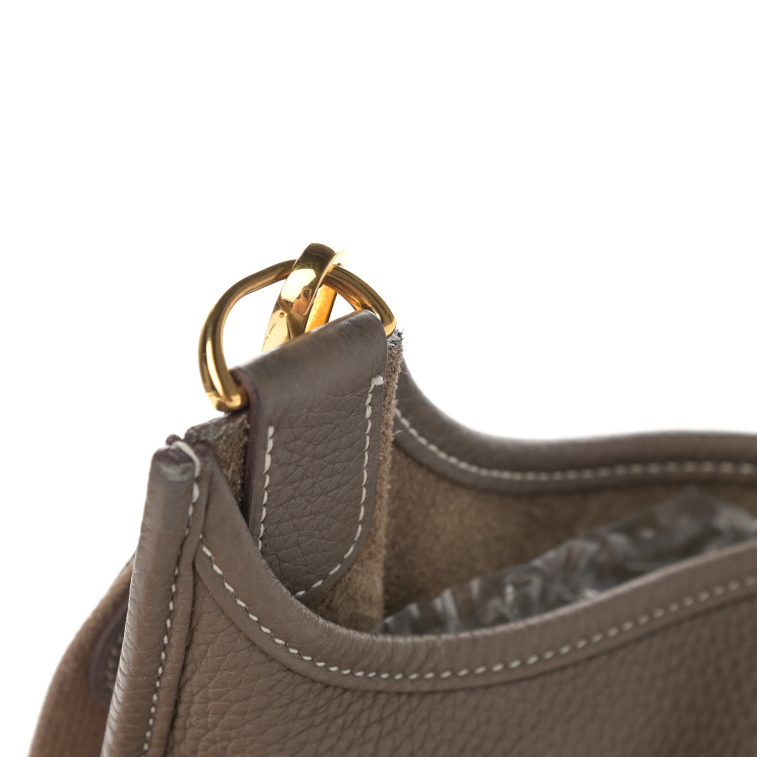 Hermes Taurillon Clemence Evelyne III PM Etoupe 13 of 16