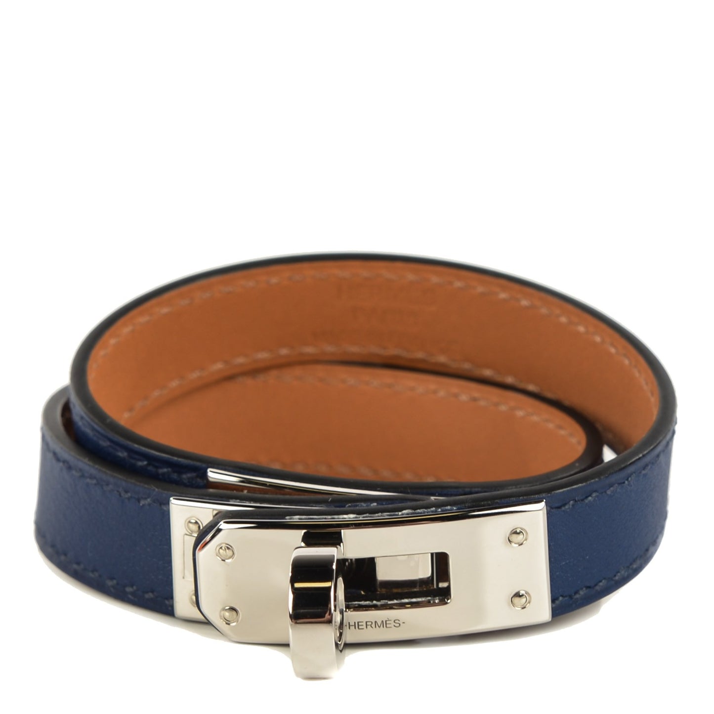 Swift Kelly Double Tour Bracelet XS Bleu Saphir