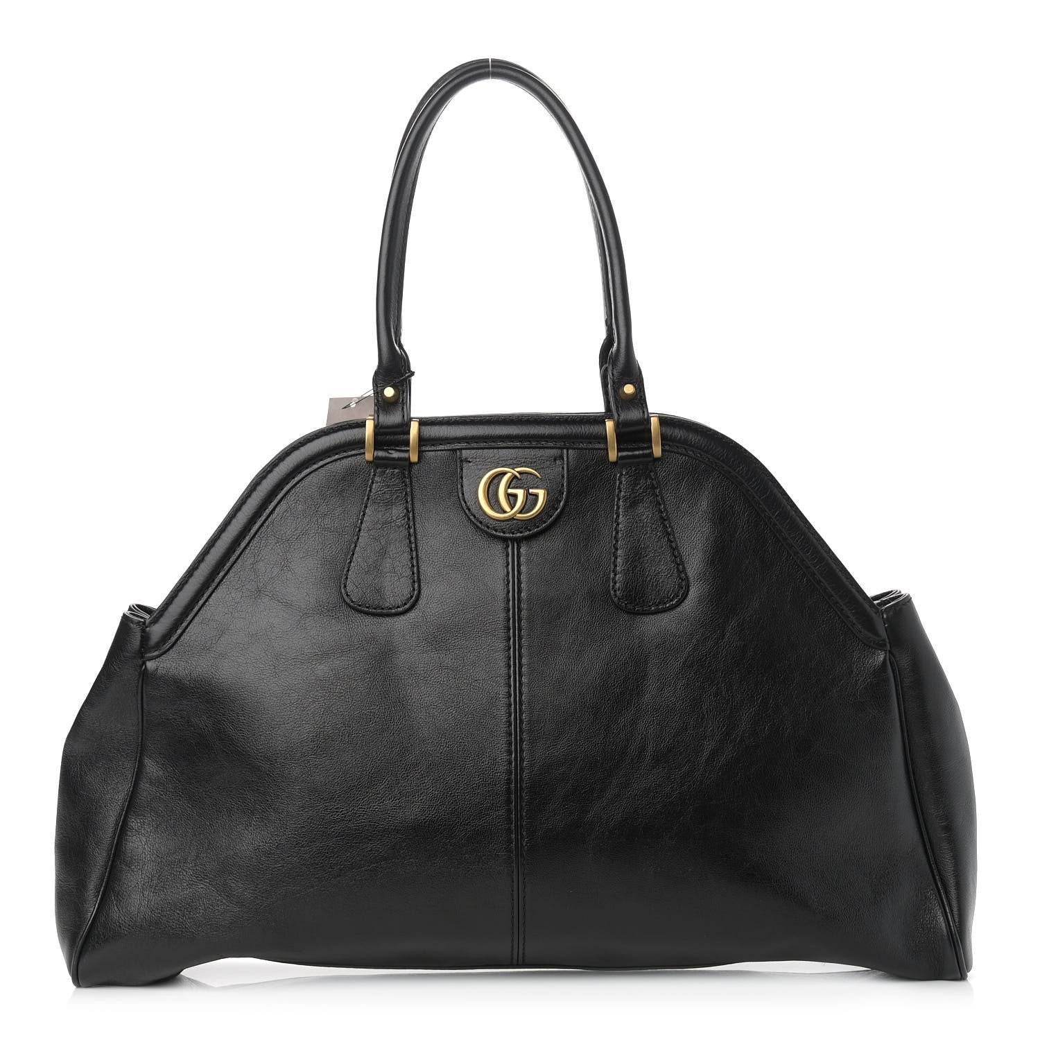 Gucci Calfskin Large Re(Belle) Top Handle Bag Black 1 of 9